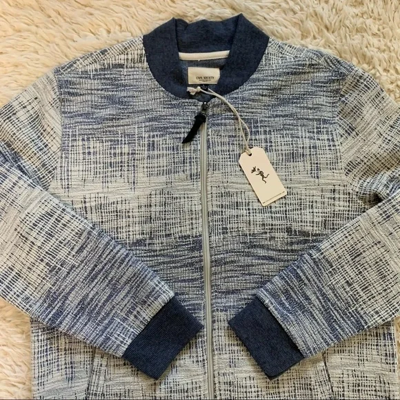 Civil Society Double Knit Jacquard Bomber Large